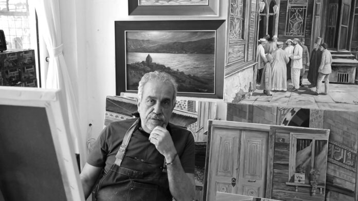 faruk Güyaner atölyesin de